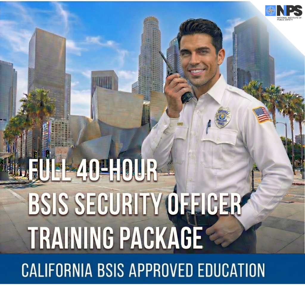 California 32-Hour Security Officer Continuation Package